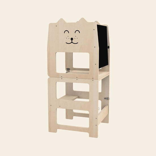 Cute Cat 3-in-1 Convertible Helper Tower