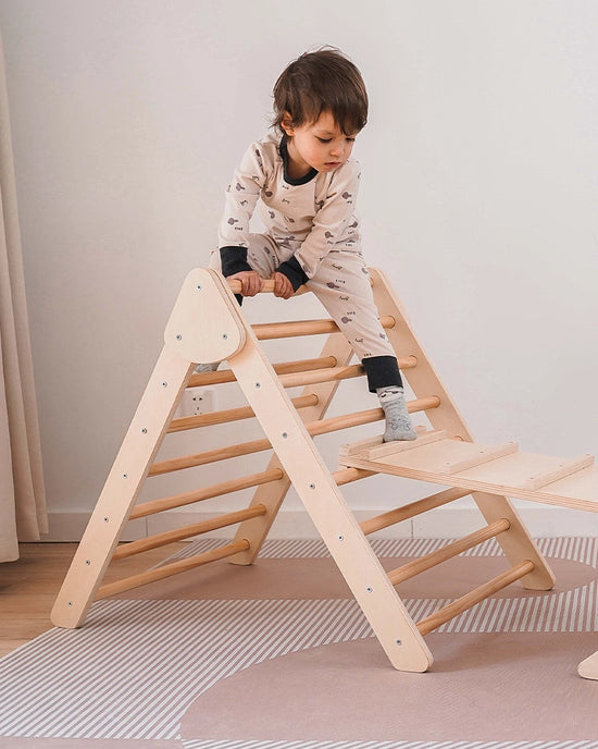 Montessori Climbing Triangle Set (Triangle+Ramp+Arch)