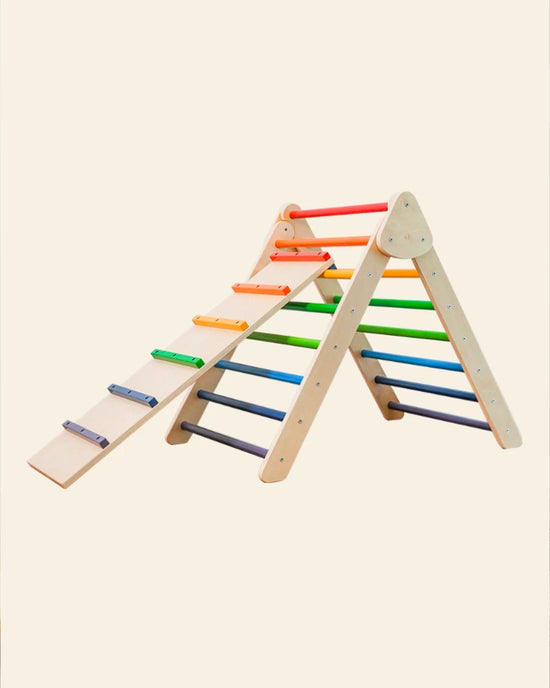 Rainbow Montessori Pikler Triangle