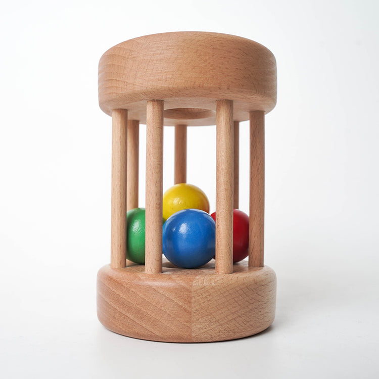 Montessori Ball Cylinder Rolling Drum- Crawling Toy for 6-12 Months Baby