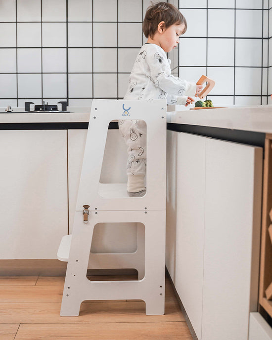 safe and durable wooden kitchen tower |xiha