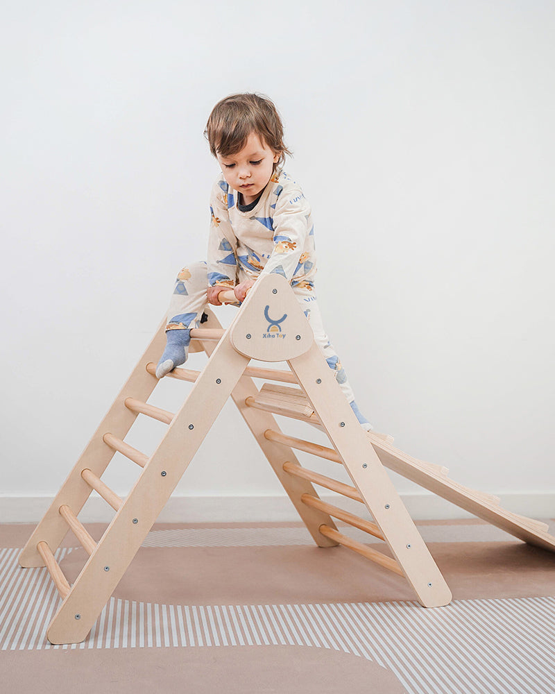 Best price montessori pikler triangle set |xiha toy
