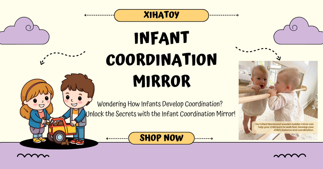 Infant coordination mirror outlet