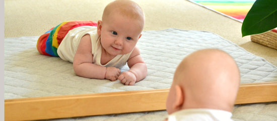 Montessori Mirror: Baby and Toddler Setup and Uses