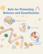 Balance Beam for Kids Toddler Stepping Stones 24pcs