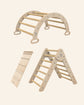 Montessori Climbing Triangle Set (Triangle+Ramp+Arch) gym