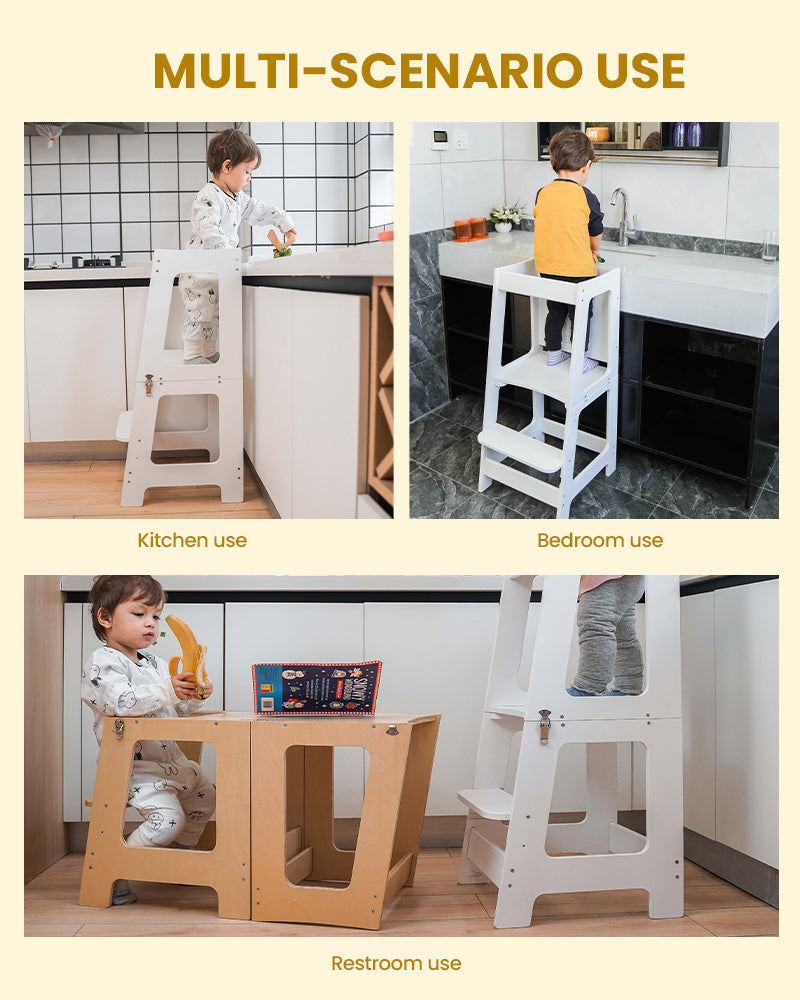 Kitchen tower, Montessori Helper tower, Toddler stool, Kid step stool, cheapest Montessori Kitchen Tower, Kitchen Stool